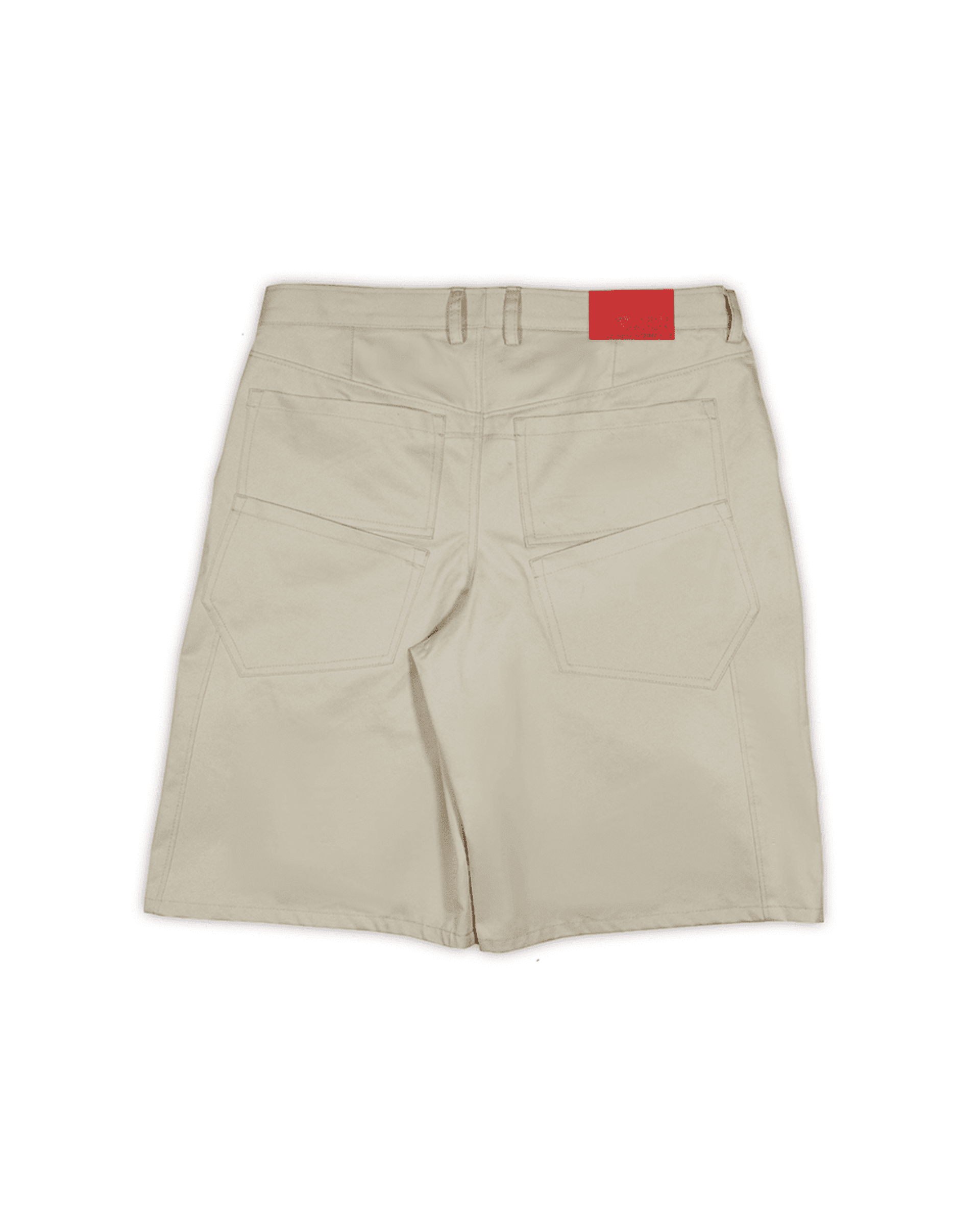 04. Beige Tailoring Wide Shorts, Talla 46, 1/1 - 2